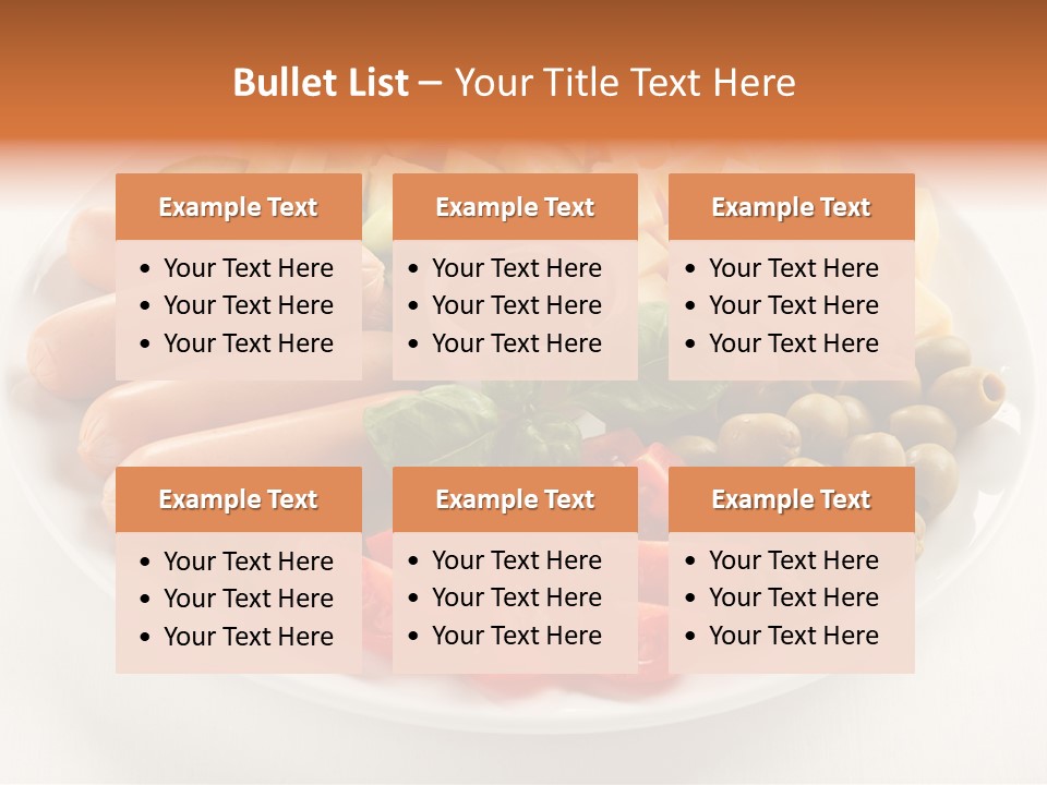 Antipasto Basil Catering PowerPoint Template