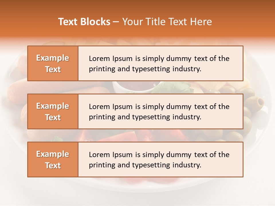 Antipasto Basil Catering PowerPoint Template