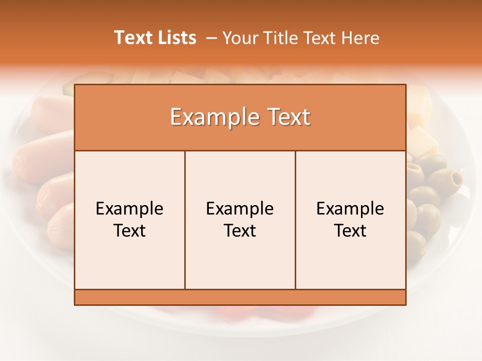 Antipasto Basil Catering PowerPoint Template