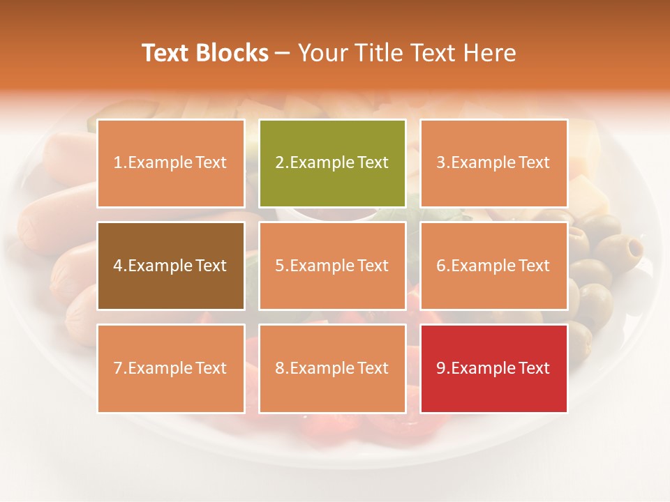 Antipasto Basil Catering PowerPoint Template