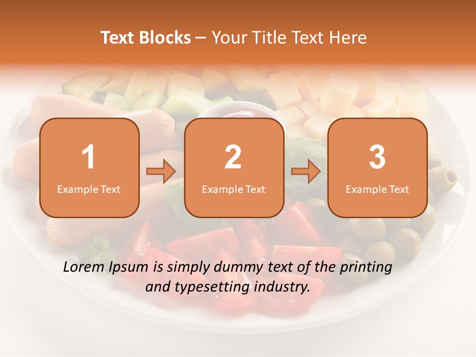 Antipasto Basil Catering PowerPoint Template