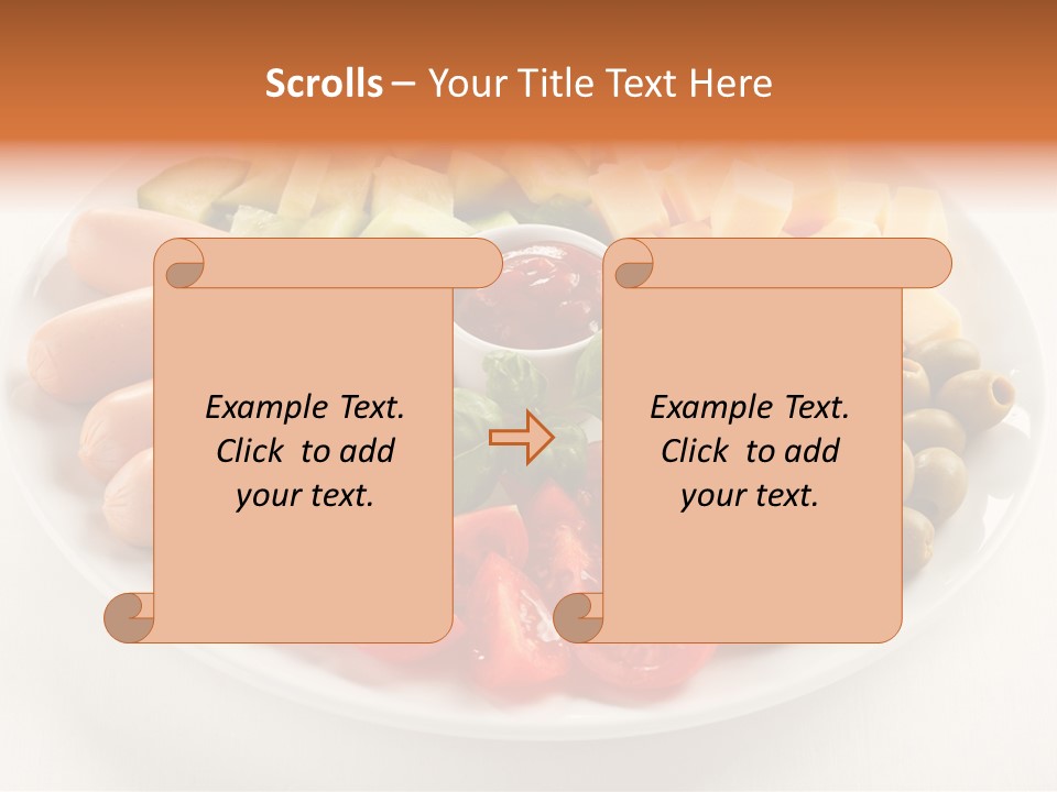 Antipasto Basil Catering PowerPoint Template