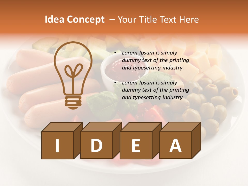 Antipasto Basil Catering PowerPoint Template