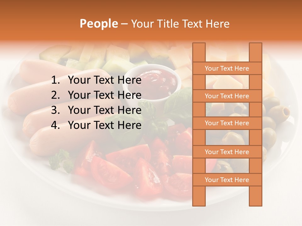 Antipasto Basil Catering PowerPoint Template