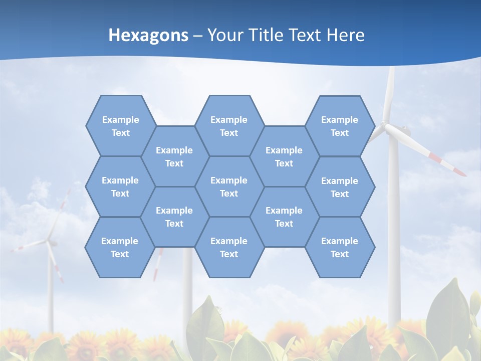 Rotation Resource Wind PowerPoint Template