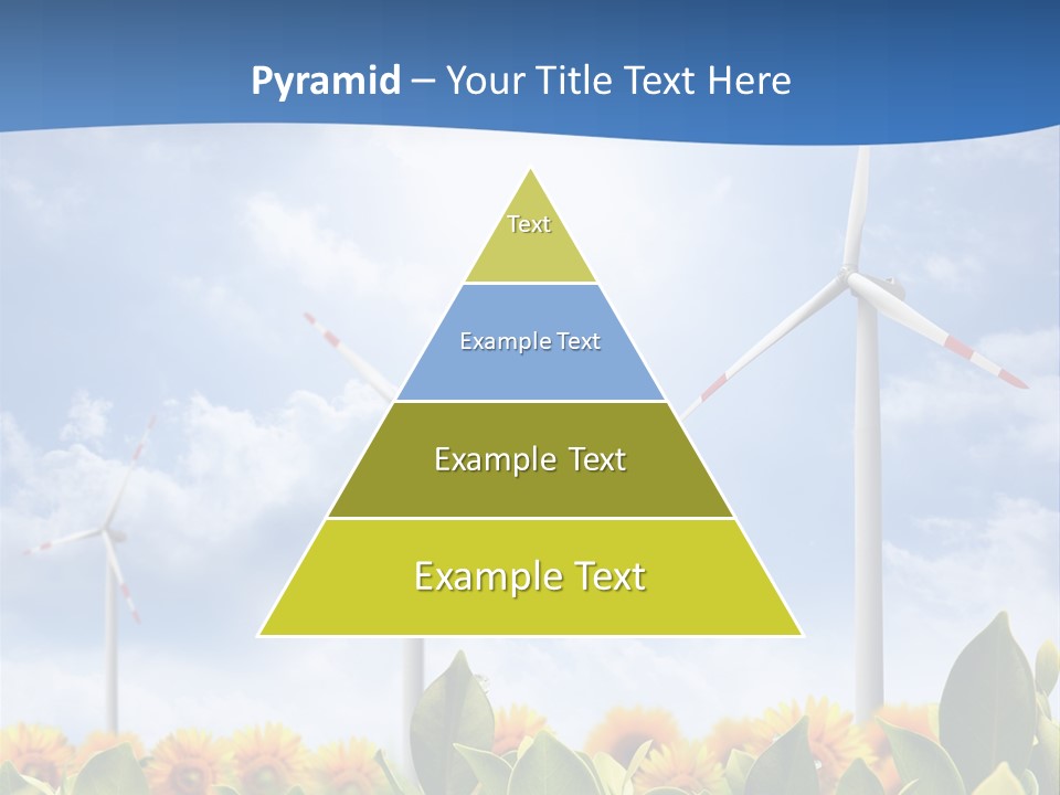 Rotation Resource Wind PowerPoint Template