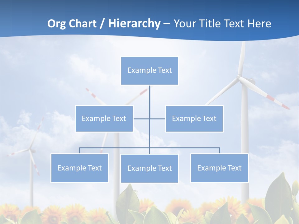 Rotation Resource Wind PowerPoint Template