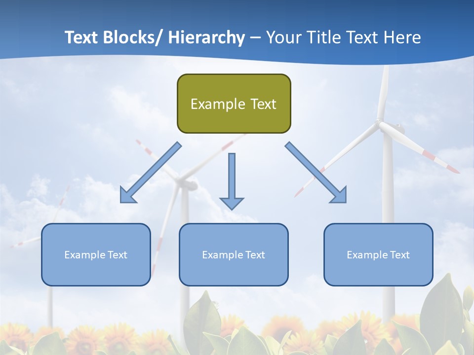 Rotation Resource Wind PowerPoint Template