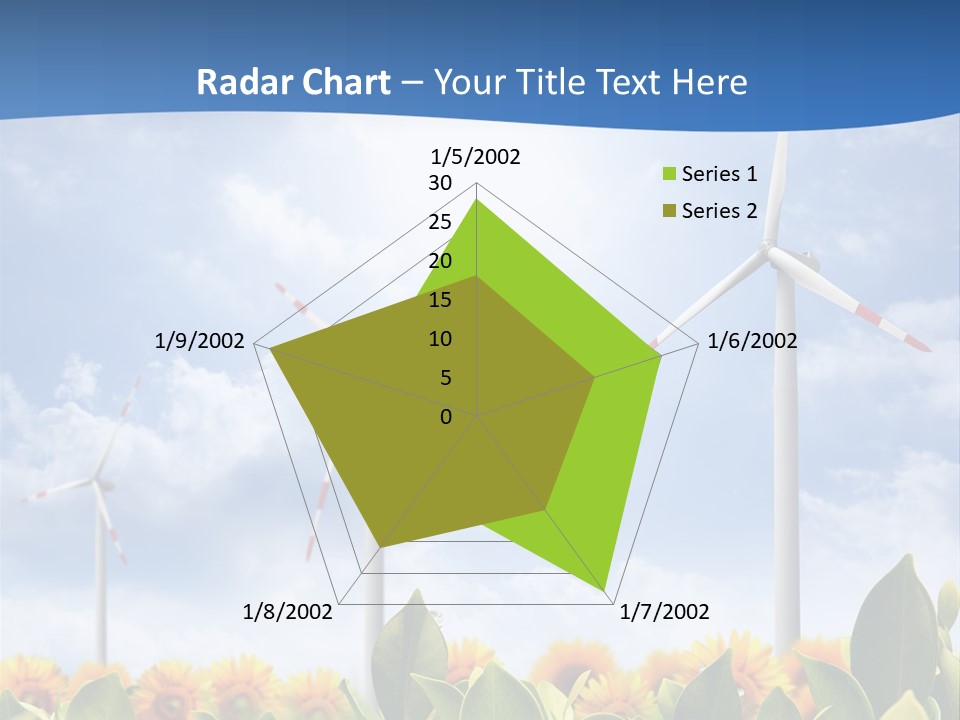Rotation Resource Wind PowerPoint Template