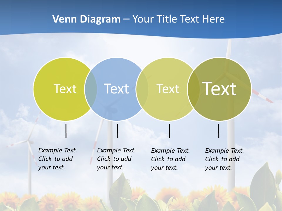 Rotation Resource Wind PowerPoint Template