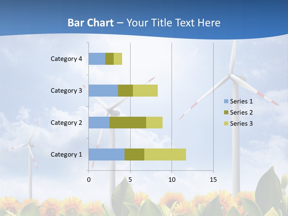 Rotation Resource Wind PowerPoint Template
