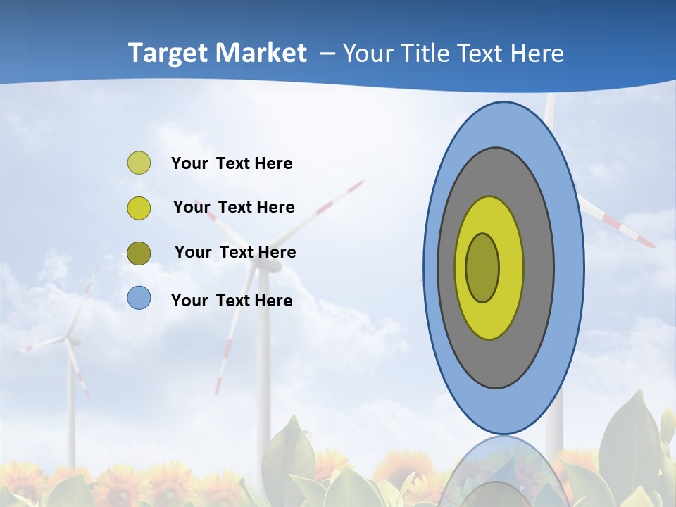 Rotation Resource Wind PowerPoint Template