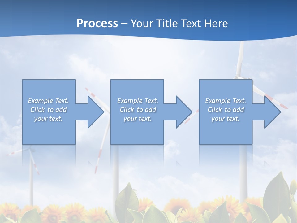 Rotation Resource Wind PowerPoint Template