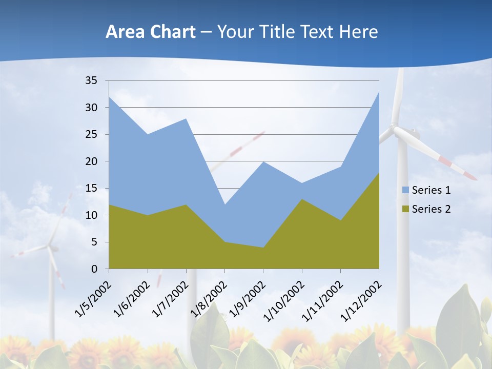Rotation Resource Wind PowerPoint Template