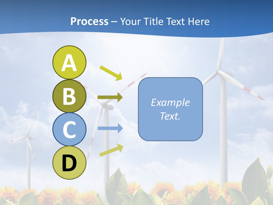 Rotation Resource Wind PowerPoint Template