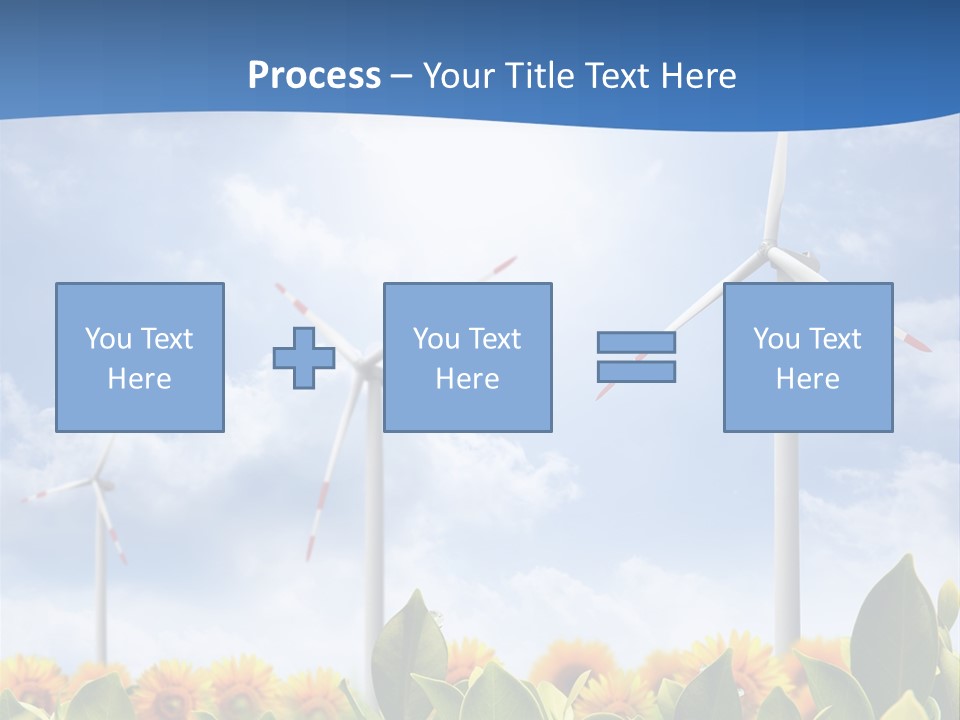 Rotation Resource Wind PowerPoint Template