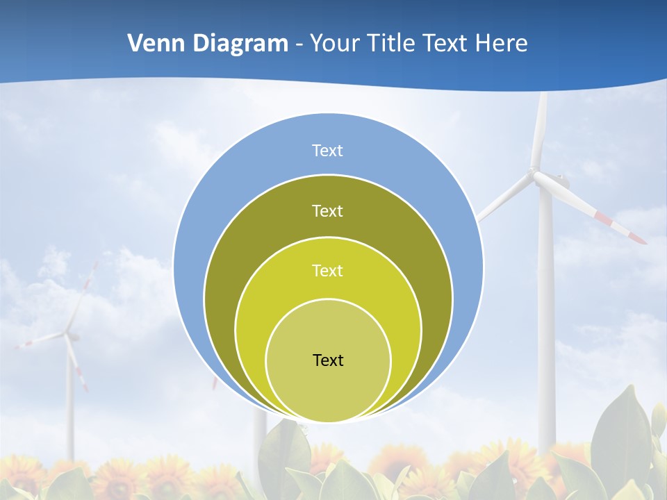 Rotation Resource Wind PowerPoint Template