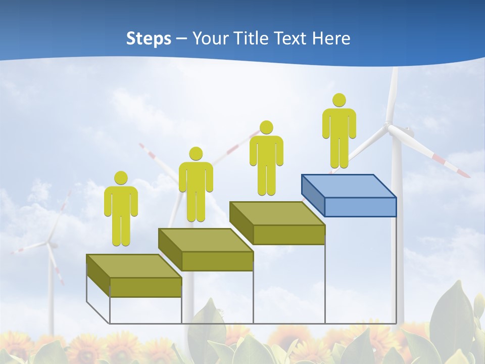 Rotation Resource Wind PowerPoint Template