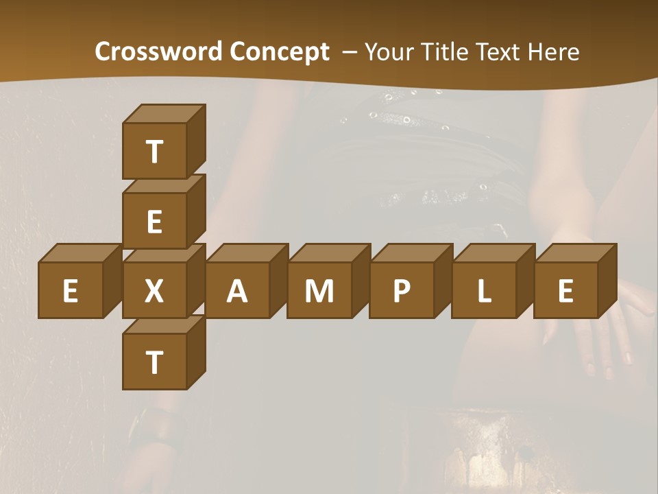 Vertical Expression Y PowerPoint Template