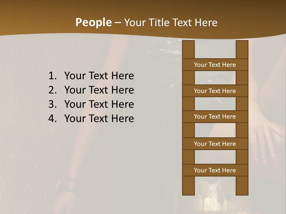 Vertical Expression Y PowerPoint Template