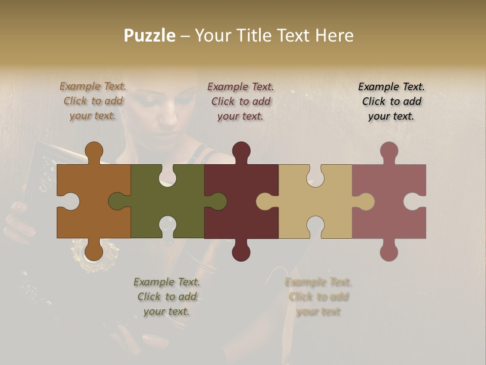 Make Up Steam Copy Space PowerPoint Template