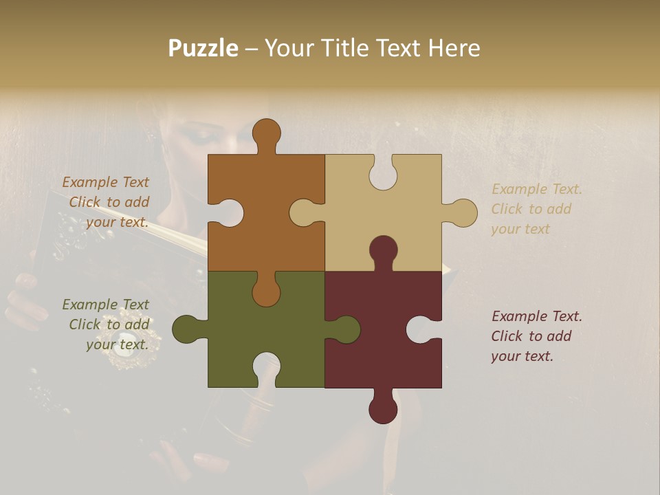 Make Up Steam Copy Space PowerPoint Template