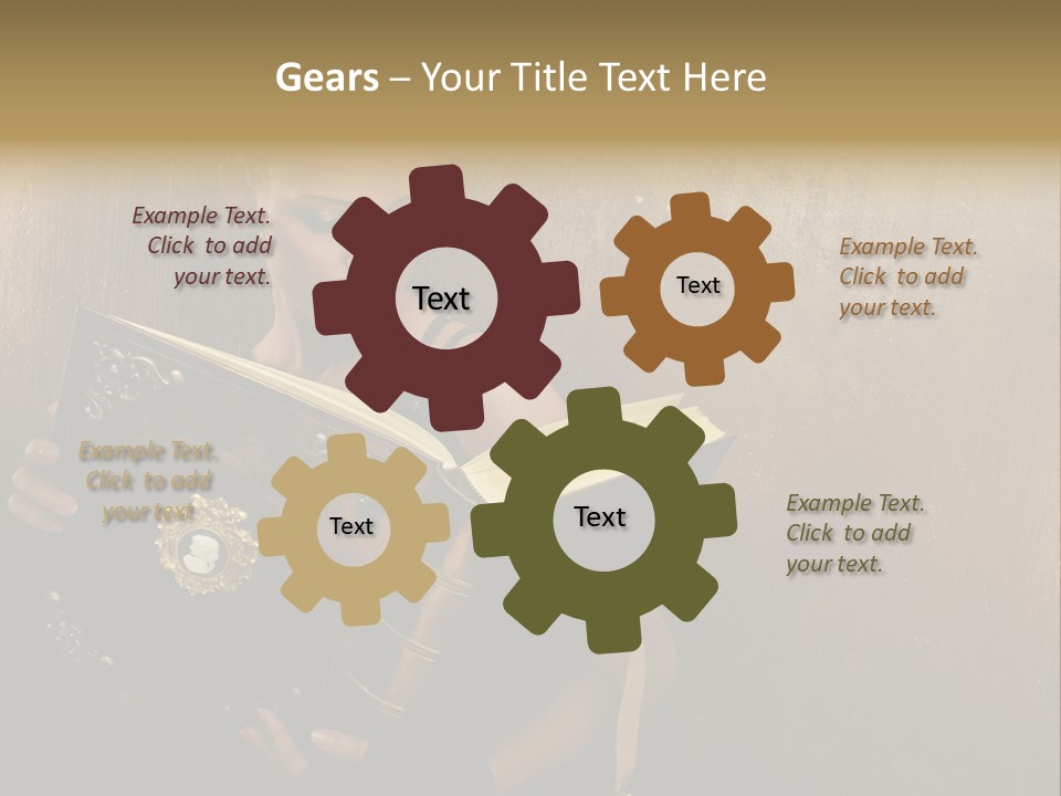 Make Up Steam Copy Space PowerPoint Template