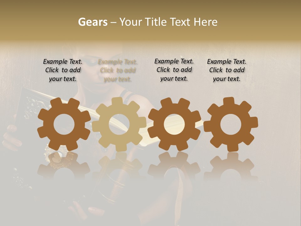 Make Up Steam Copy Space PowerPoint Template