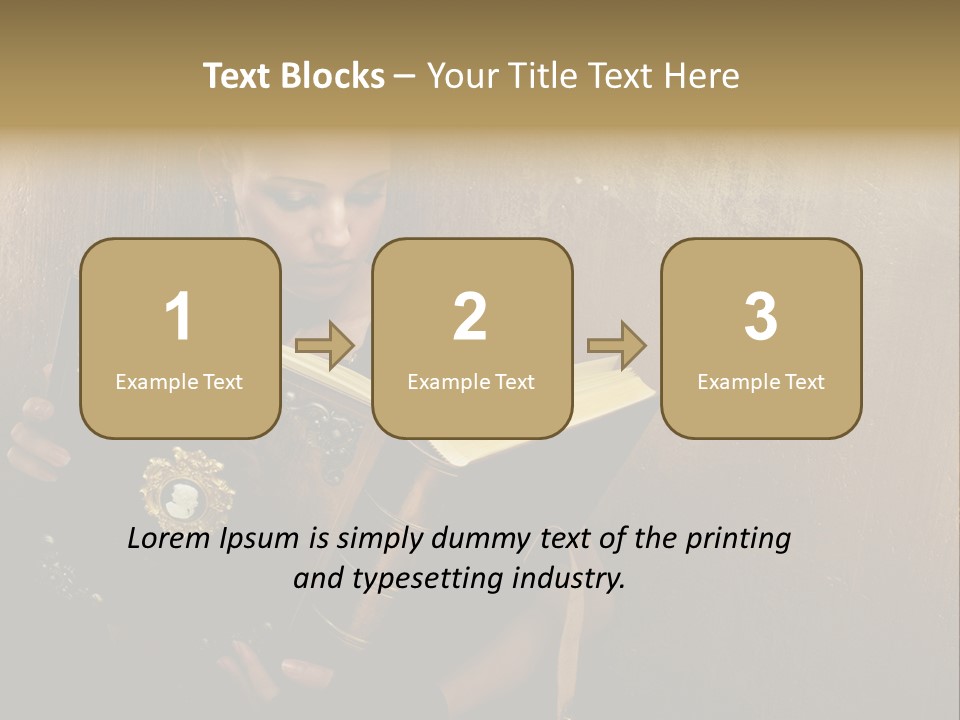 Make Up Steam Copy Space PowerPoint Template