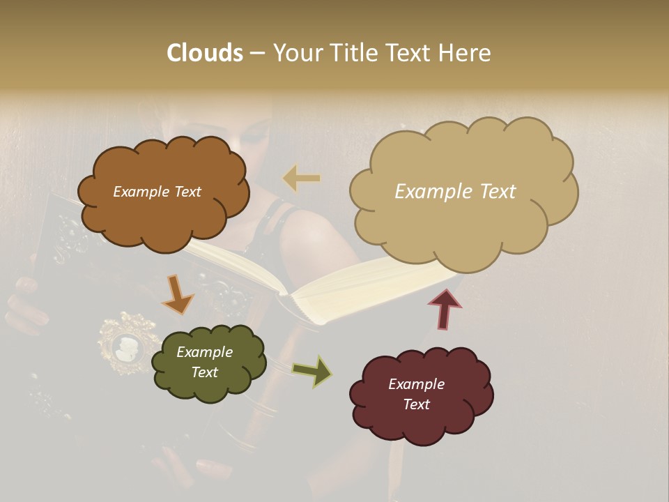 Make Up Steam Copy Space PowerPoint Template