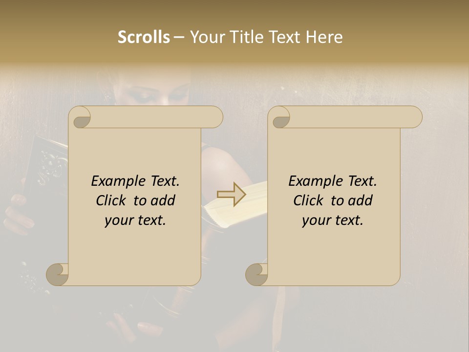 Make Up Steam Copy Space PowerPoint Template