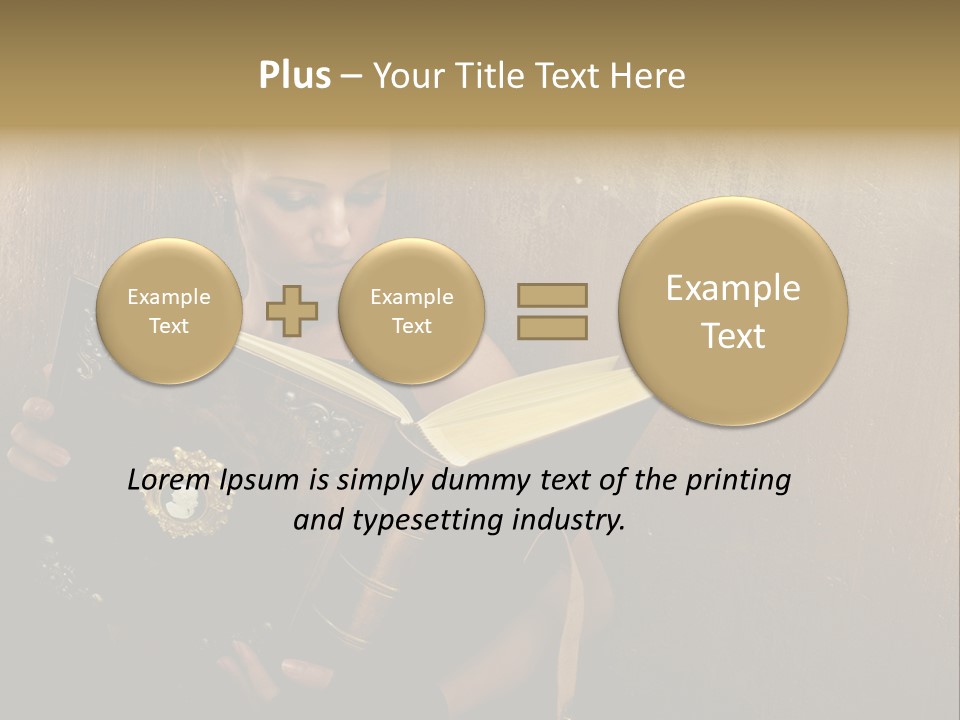 Make Up Steam Copy Space PowerPoint Template