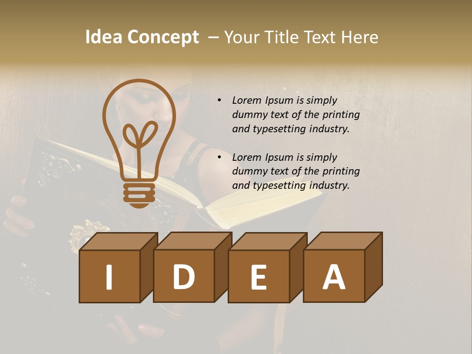 Make Up Steam Copy Space PowerPoint Template