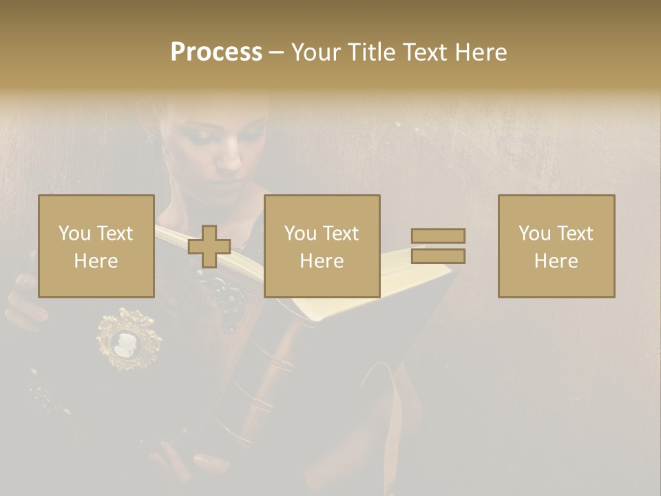 Make Up Steam Copy Space PowerPoint Template