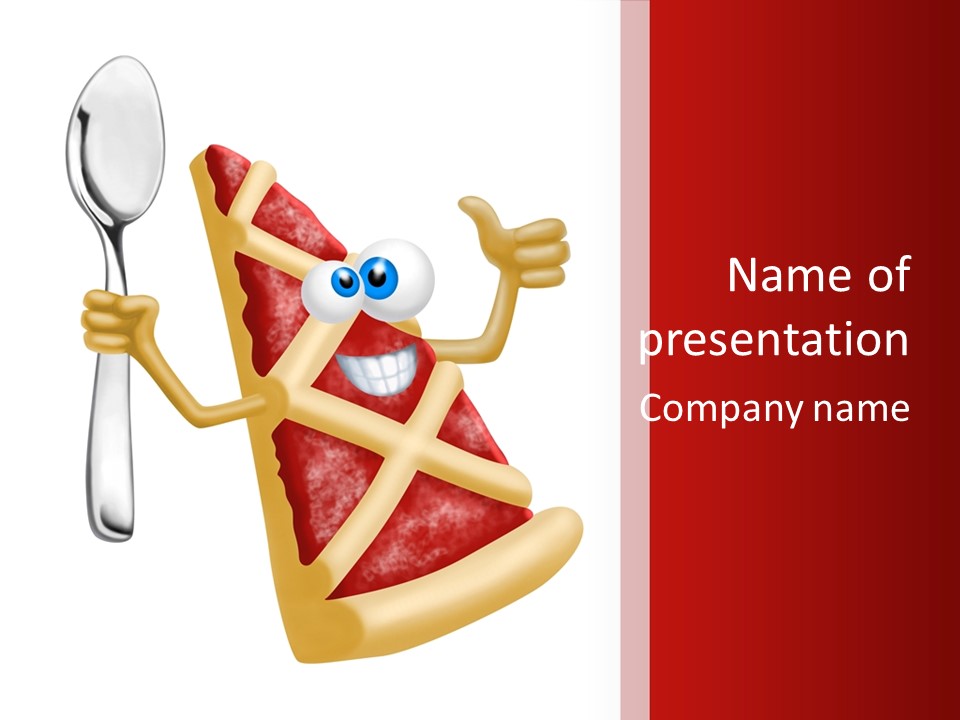 Laughing Jam Tart PowerPoint Template