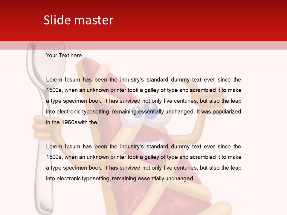 Laughing Jam Tart PowerPoint Template