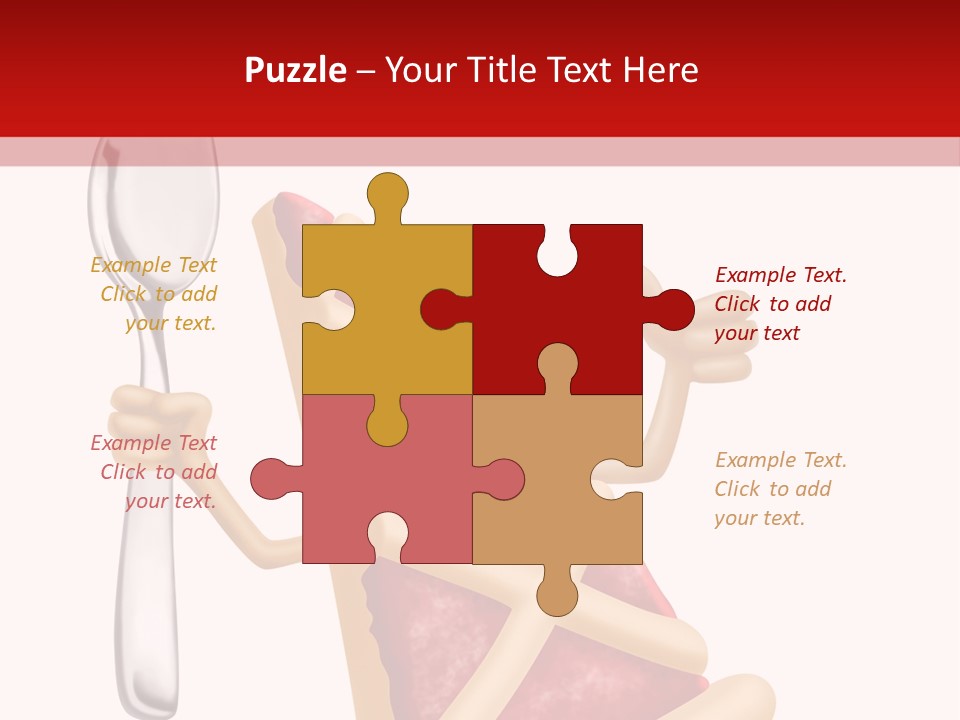 Laughing Jam Tart PowerPoint Template