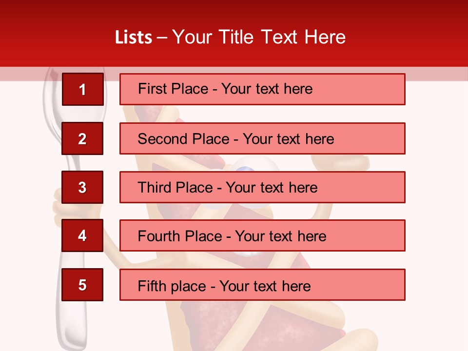 Laughing Jam Tart PowerPoint Template