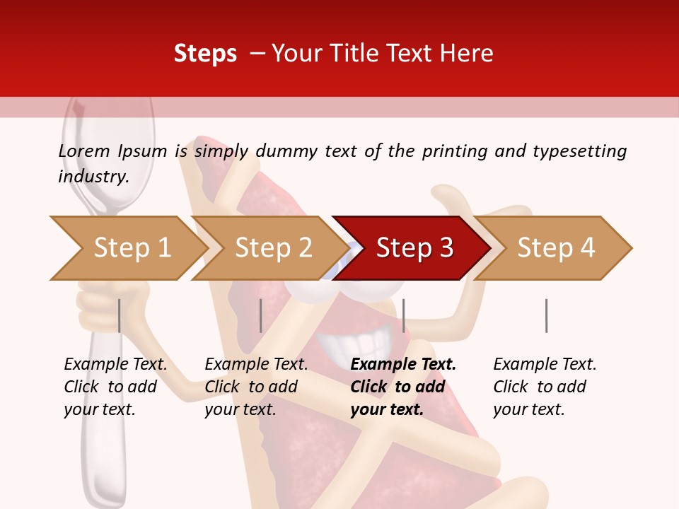 Laughing Jam Tart PowerPoint Template