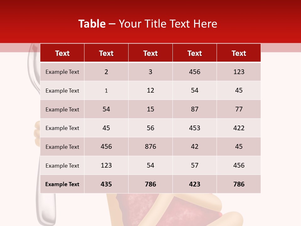 Laughing Jam Tart PowerPoint Template