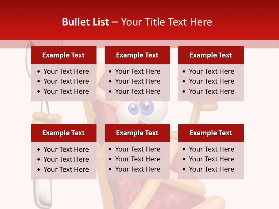 Laughing Jam Tart PowerPoint Template