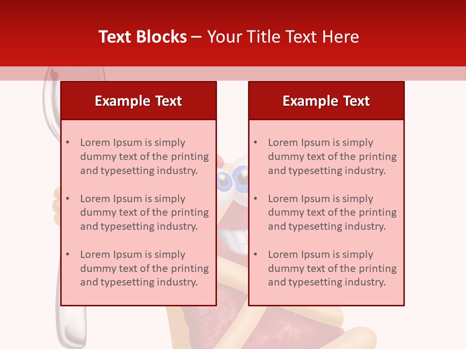 Laughing Jam Tart PowerPoint Template