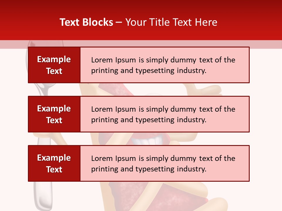 Laughing Jam Tart PowerPoint Template