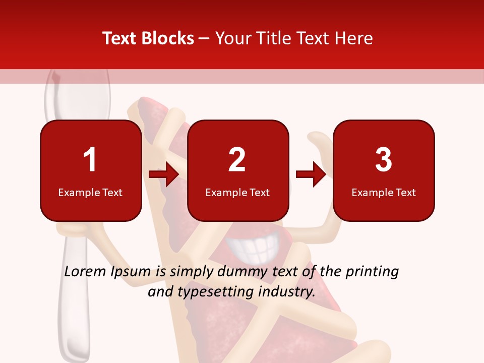Laughing Jam Tart PowerPoint Template