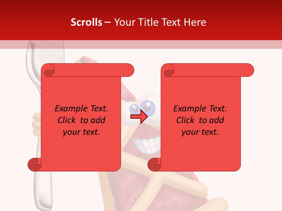 Laughing Jam Tart PowerPoint Template