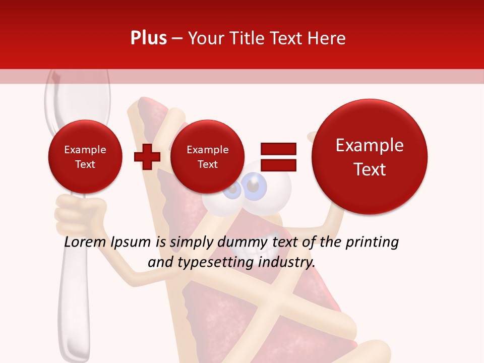 Laughing Jam Tart PowerPoint Template
