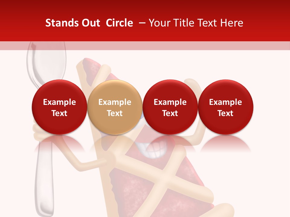 Laughing Jam Tart PowerPoint Template