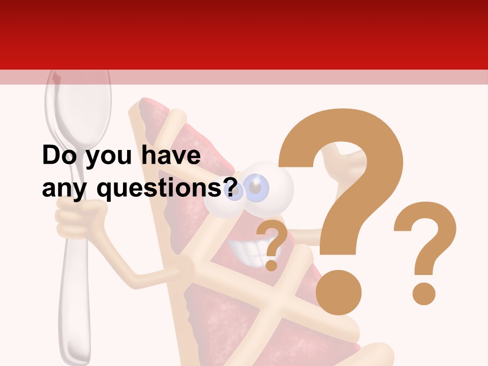 Laughing Jam Tart PowerPoint Template