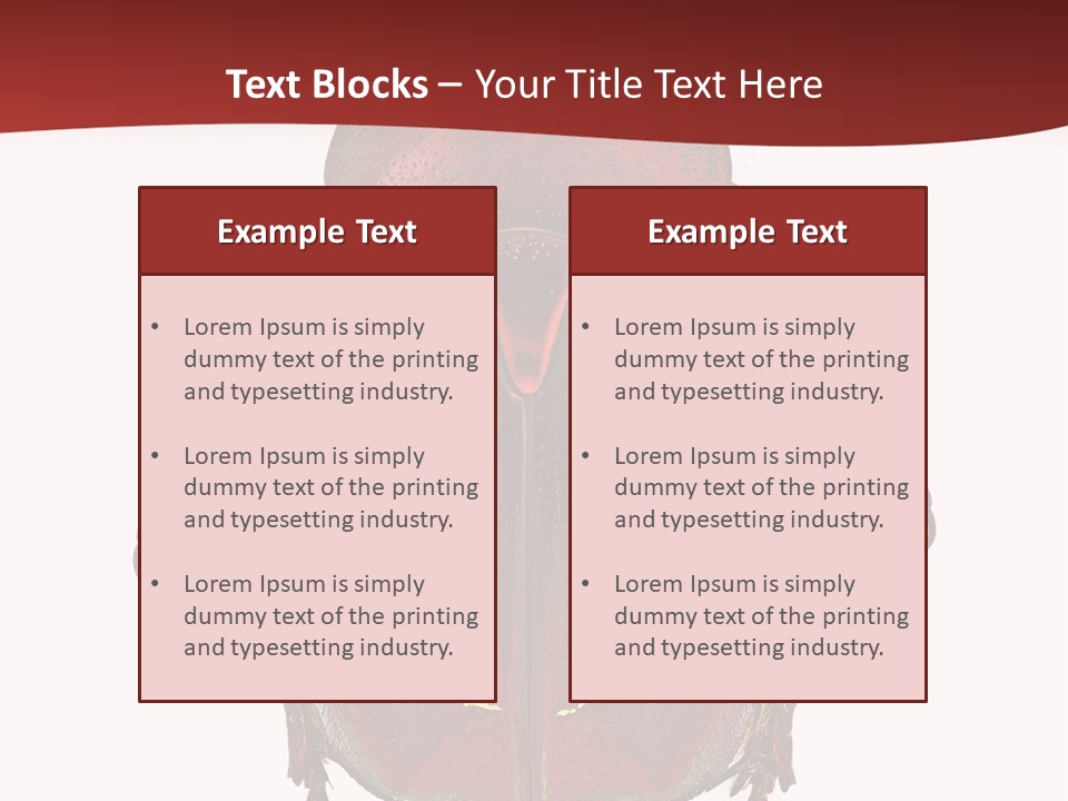 Macro Polished Scarab PowerPoint Template