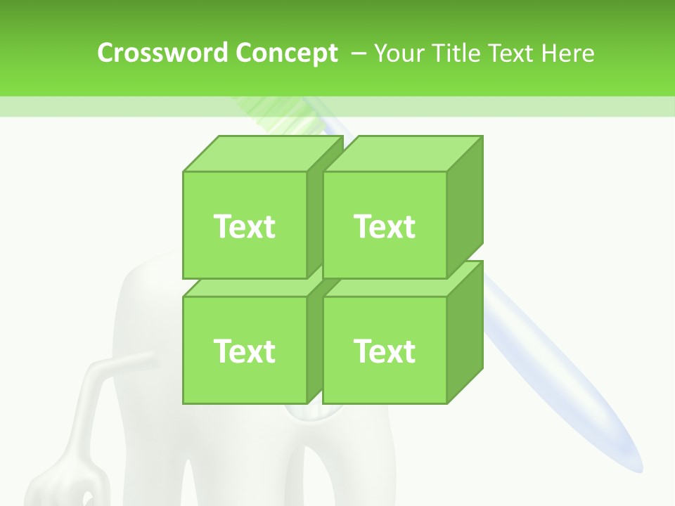 Toothpaste Dentist Teeth PowerPoint Template